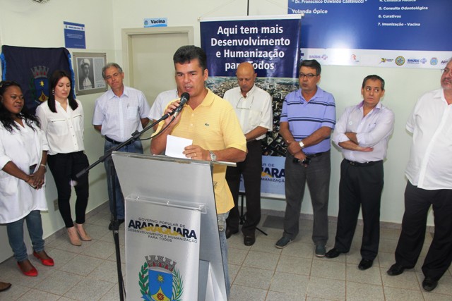 Vereadores participam da entrega da reforma e ampliação do Centro de Saúde do Yolanda