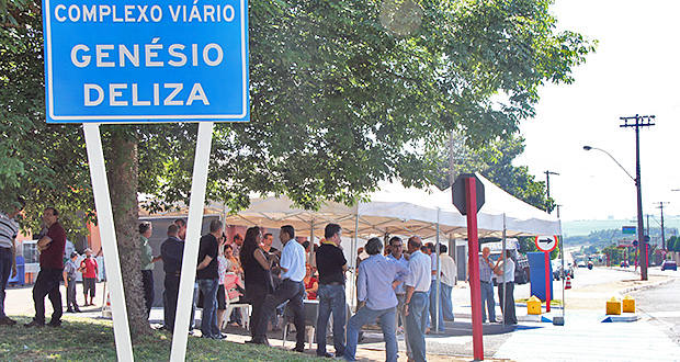 Complexo Viário “Genésio Deliza” é inaugurado no Jardim Santa Júlia