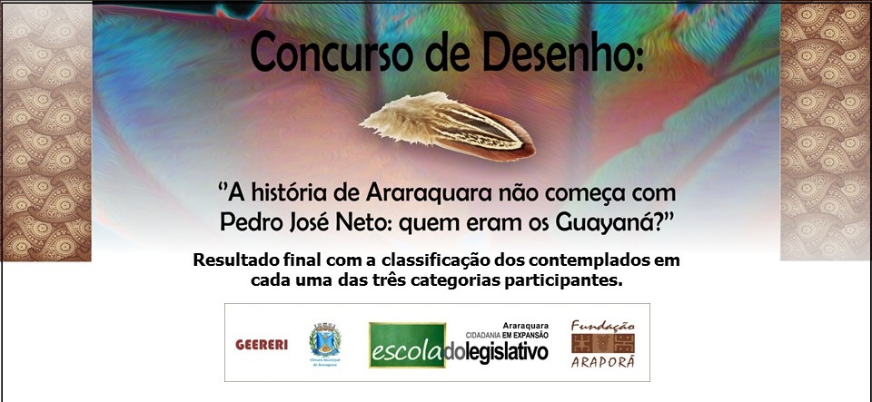 Classificados do Concurso de Desenho Fundação Araporã