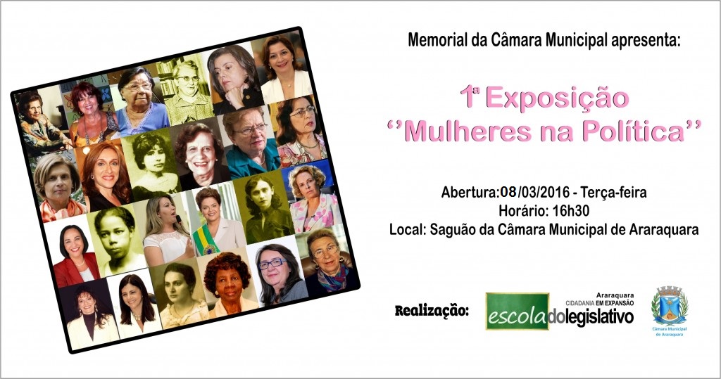 1ª Exposição "Mulheres na Política"