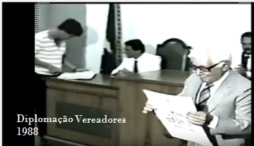 Diplomação do Prefeito, Vice-Prefeito e Vereadores em 1988