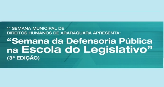 Semana da Defensoria Pública na Escola do Legislativo